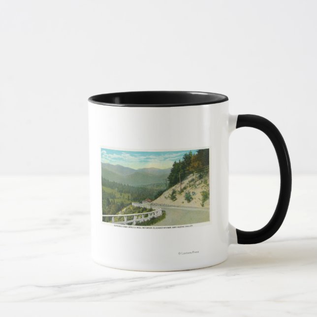 View of Spruce Hill before Keene Valley Mug (Right)