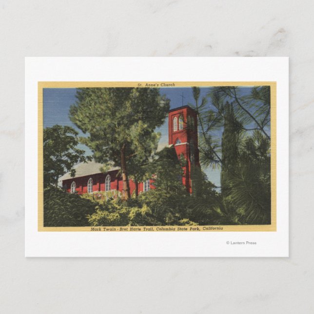 View of St. Anne's Church (1856) Postcard (Front)