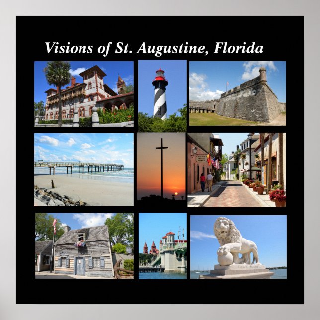 View of St. Augustine Florida Poster (Front)