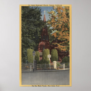 View of St. James Episcopal Church Poster