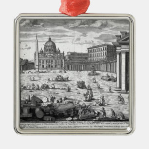 View of St. Peter's, Rome Metal Ornament