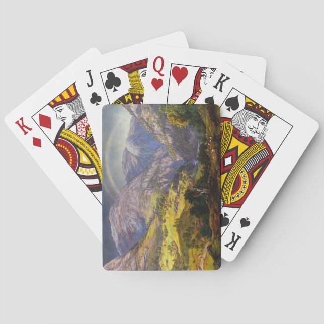 View of Stalheim in Norway Poker Cards (Back)
