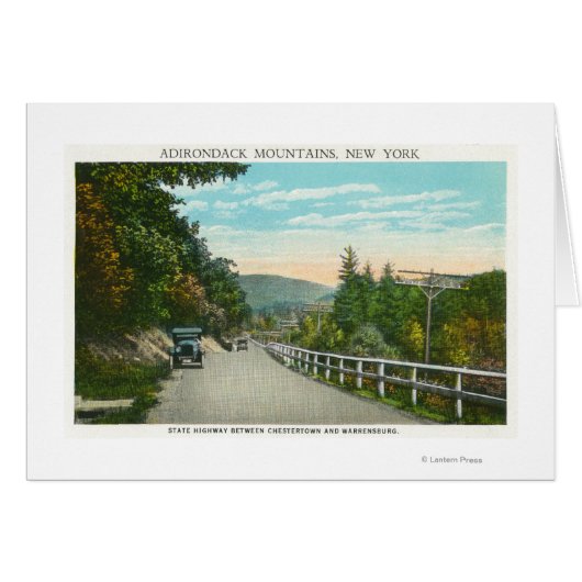 View of State Hwy towards Warrensburg Cards (Front Horizontal)