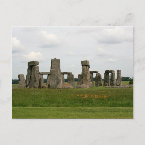 View of Stonehenge Postcard