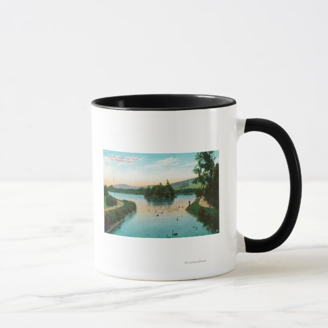 View of Stowe Lake at Golden Gate Park Mug (Right)