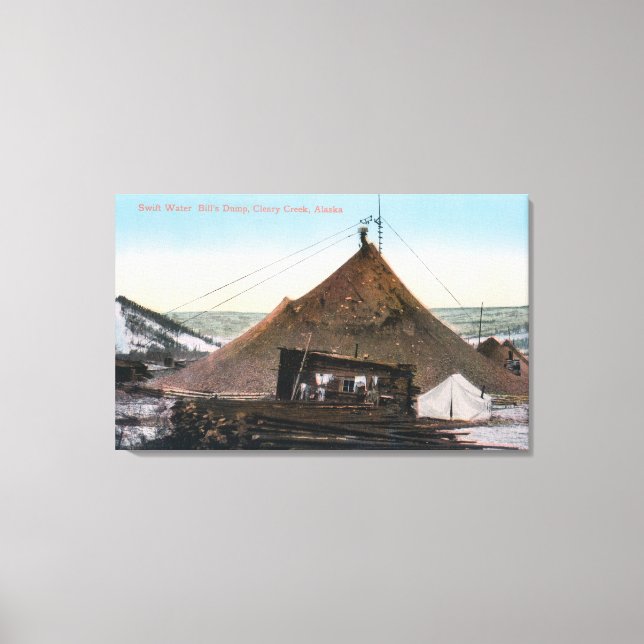 View of Swift Water Bill's Dump Canvas Print (Front)