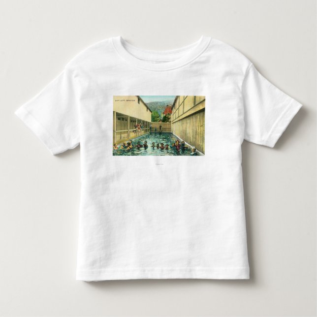 View of Swimmers in the Baths Toddler T-shirt (Front)