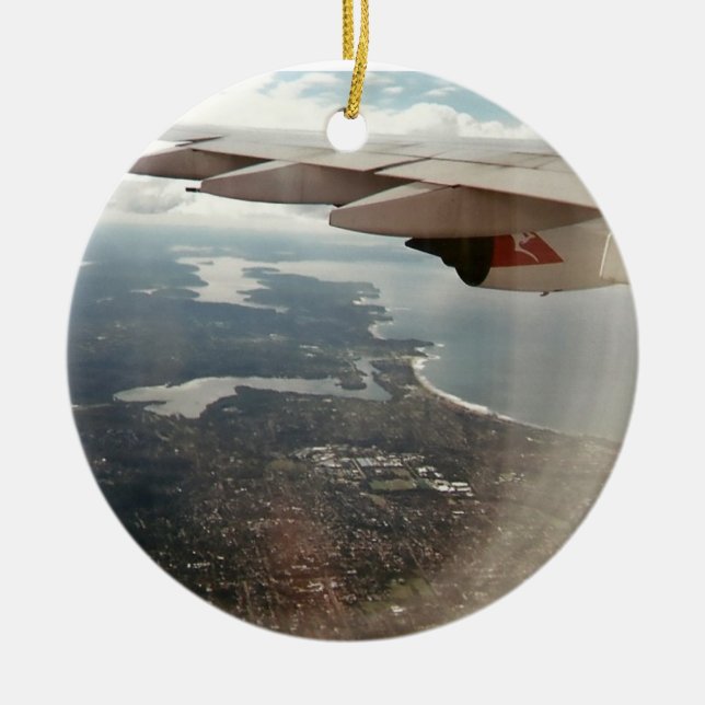 View of Sydney Ceramic Ornament (Front)