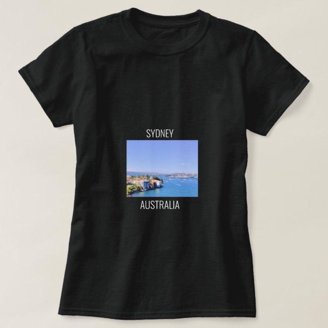 View of Sydney Harbour T-Shirt (Design Front)