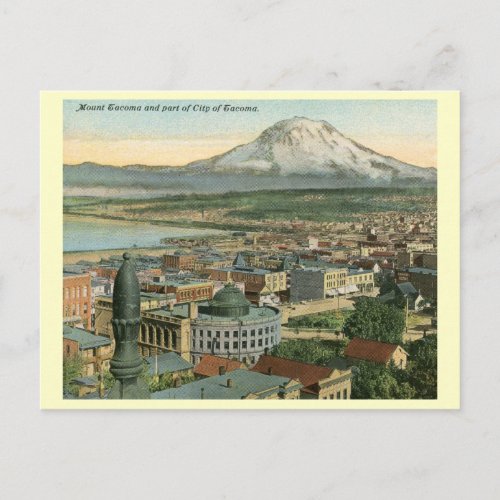 View of Tacoma Washington 1911 Vintage Postcard