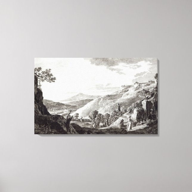View of Tarquinia and Corneto Canvas Print (Front)