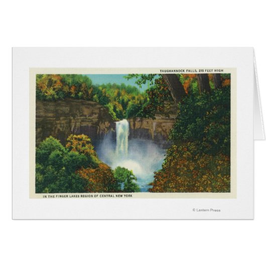 View of Taughannock Falls, 215 Feet High Cards (Front Horizontal)