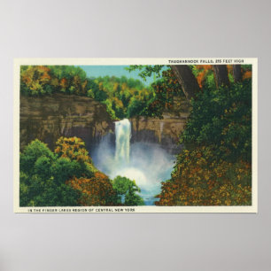View of Taughannock Falls, 215 Feet High Poster