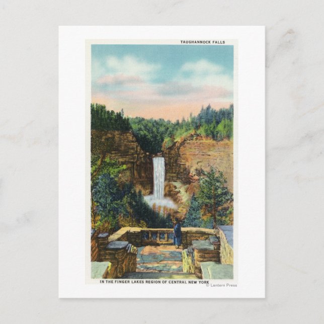 View of Taughannock Falls # 2 Postcard (Front)