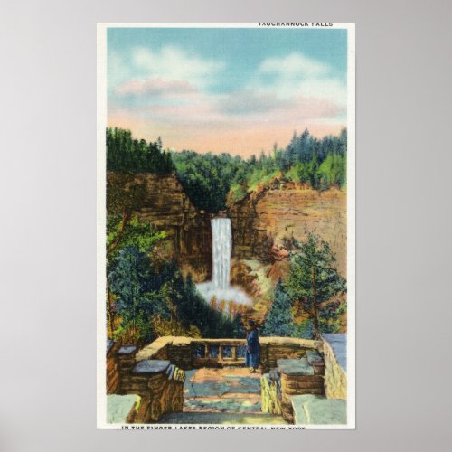 View of Taughannock Falls  2 Poster