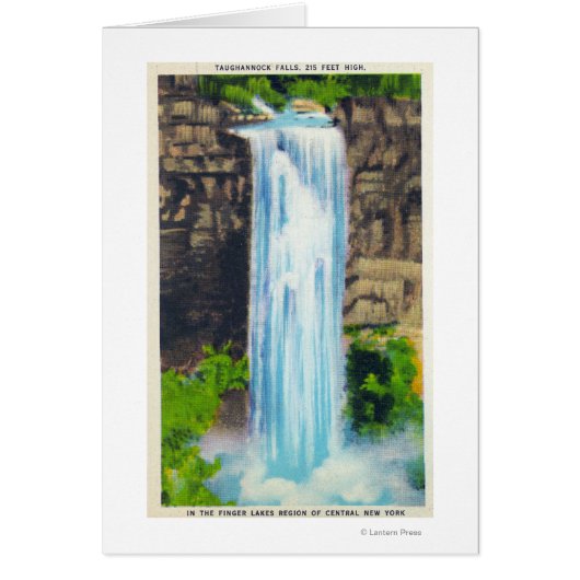 View of Taughannock Falls Cards (Front)