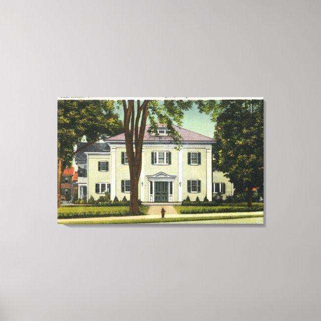 View of the 1st Normal School in America Canvas Print (Front)