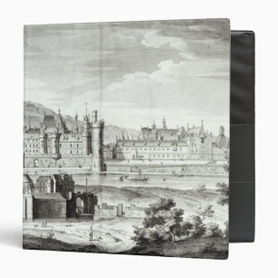View of the Abbey of Saint-Germain-des-Pres 3 Ring Binder
