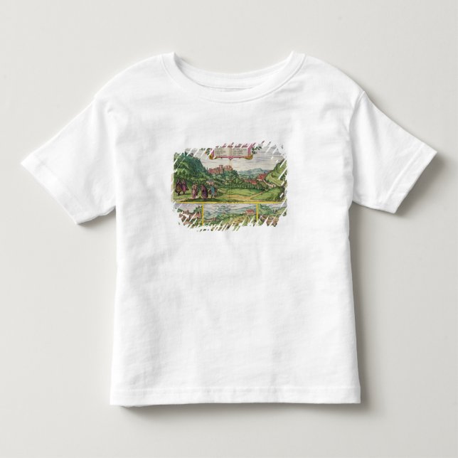 View of the Alhambra, from 'Civitates Orbis Terrar Toddler T-shirt (Front)