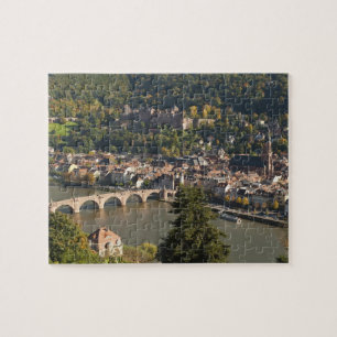 View of the Alte Brucke or Old Bridge Jigsaw Puzzle