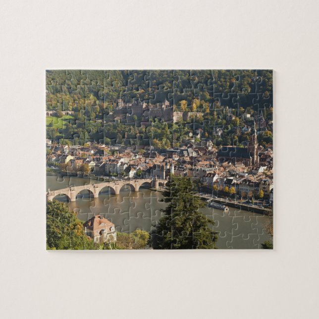 View of the Alte Brucke or Old Bridge Jigsaw Puzzle (Horizontal)