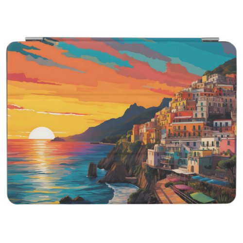 View of the Amalfi coast Italy iPad Air Cover