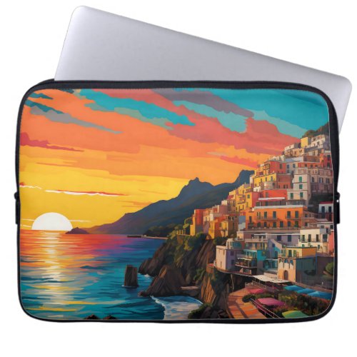 View of the Amalfi coast Italy Laptop Sleeve