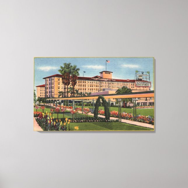 View of the Ambassador Hotel Canvas Print (Front)
