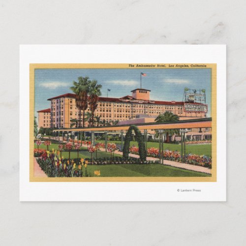 View of the Ambassador Hotel Postcard