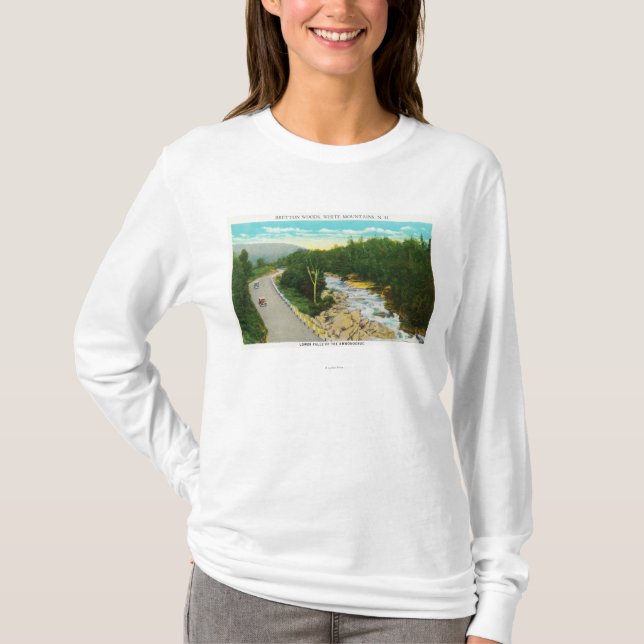 View of the Ammonoosuc Lower Falls T-Shirt (Front)