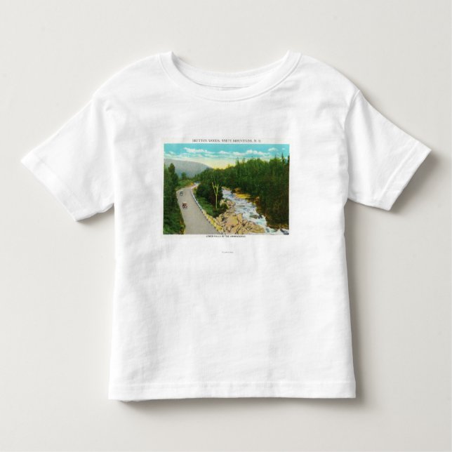 View of the Ammonoosuc Lower Falls Toddler T-shirt (Front)
