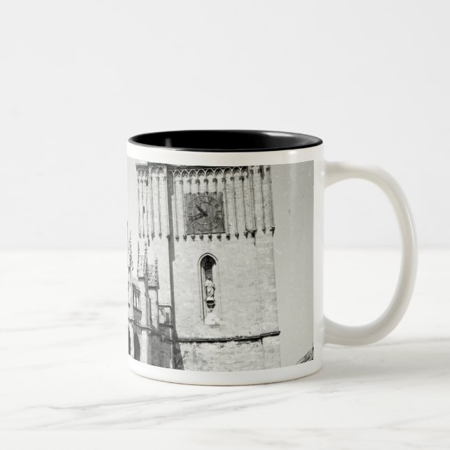 View of the apse and the tower, built Two-Tone coffee mug (Right)