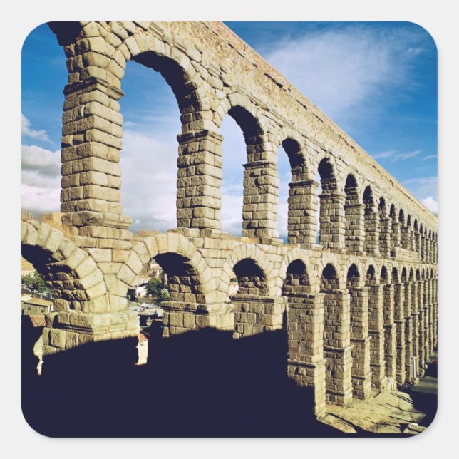 View of the aqueduct square sticker (Front)