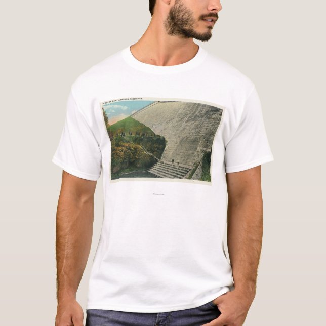 View of the Ashokan Reservoir Dam T-Shirt (Front)