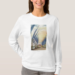 View of the Avenue of Flags, 1934 World's Fair T-Shirt