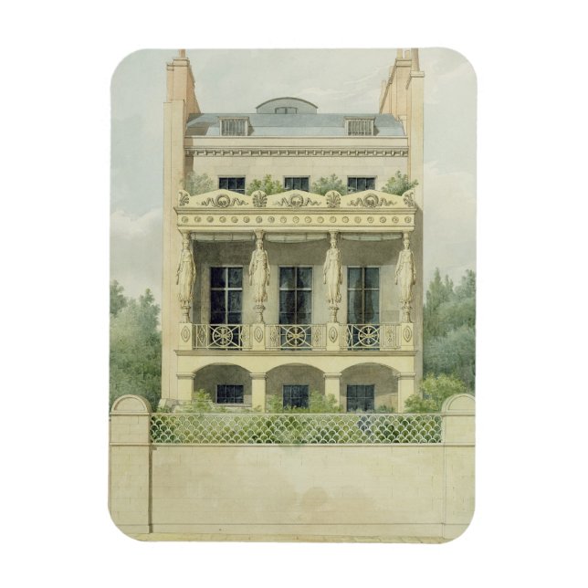 View of the Back Front of Henry Phillip Hope's hou Magnet (Vertical)