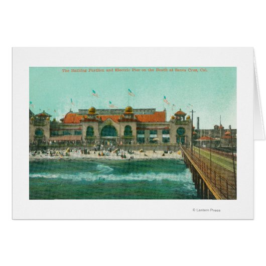 View of the Bathing Pavilion and Electric Pier Cards (Front Horizontal)