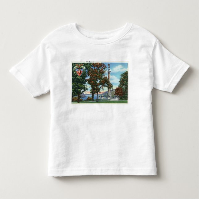 View of the Battle Monument Toddler T-shirt (Front)