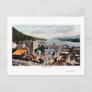 View of the Bay from the CityKetchikan, AK Postcard