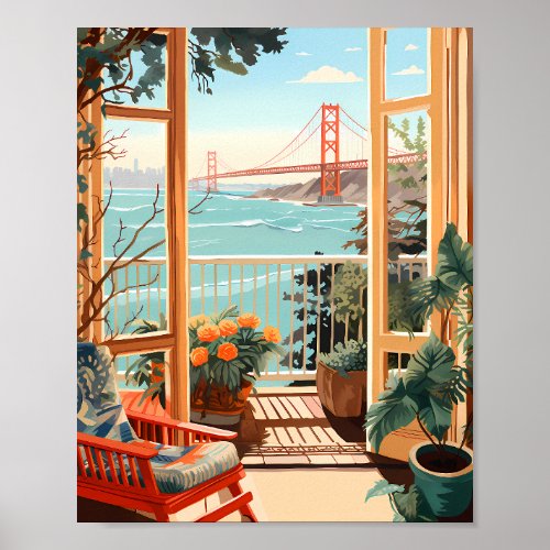 View of the Bay  Poster