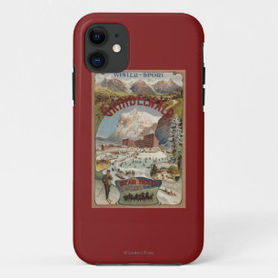 View of the Bear Hotel Promotional Poster iPhone 11 Case