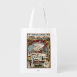 View of the Bear Hotel Promotional Poster Grocery Bag