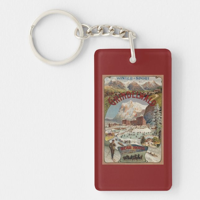 View of the Bear Hotel Promotional Poster Keychain (Front)