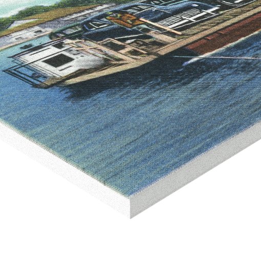 View of the Bemus Point and Stow Ferry Canvas Print | Zazzle