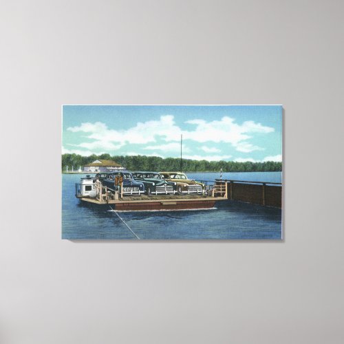 View of the Bemus Point and Stow Ferry Canvas Print