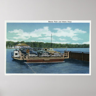 View of the Bemus Point and Stow Ferry Poster