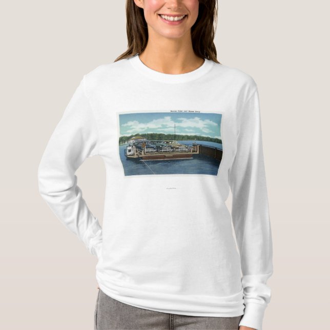 View of the Bemus Point and Stow Ferry T-Shirt (Front)