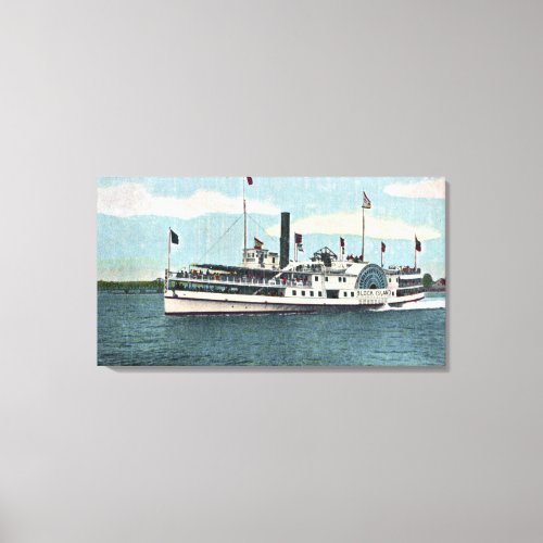 View of the Block Island Ferry Canvas Print