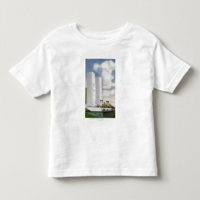 View of the Boat Landing and Pylons Toddler T-shirt (Front)