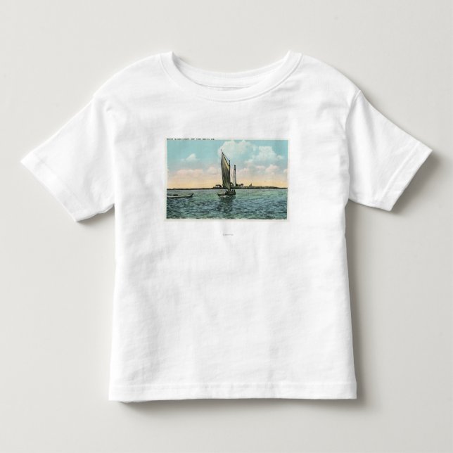 View of the Boon Island Lighthouse off York Toddler T-shirt (Front)
